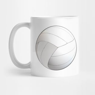 Volleyball Lovers Floating Volleyball (White Background) Mug